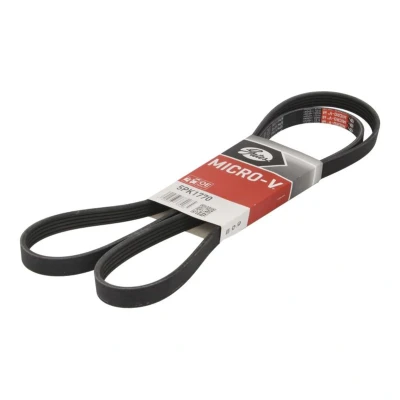 Image de GATES 5PK1770 Courroie Poly V 1770 5 Polyester, EPDM (éthylène propylène diène caoutchouc) RoadMax Value Line SMART: Forfour I, MITSUBISHI: COLT 6
