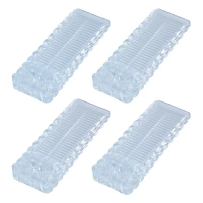 Image de Alyvisun Cale Porte Sol Caoutchouc, 4 Pièces Antidérapante Bloc Arrêts de Portes Durables Butee Portail Bloque Butoir Empilables pour Tous Types Sols en Intérieur et Extérieur