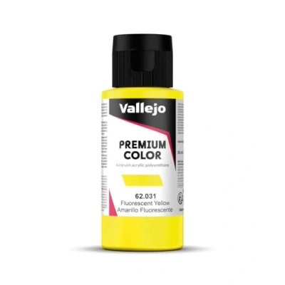 Image de Peinture Premium Vallejo 60 ml Choix de couleurs jaune fluo
