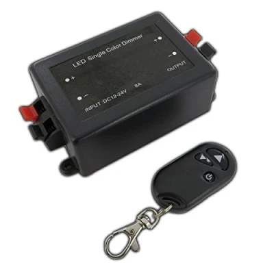 Image de Variateur LED sans fil 12 V avec télécommande, pour tout type d&#039;ampoules à intensité variable.