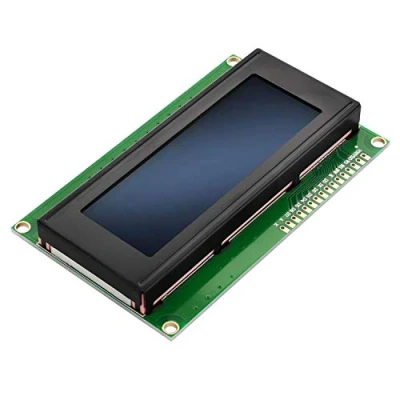 Image de AZDelivery HD44780 2004 Afficheur LCD 4x20 caractères de Couleur Blanche avec Fond Bleu Compatible Arduino et Raspberry Pi incluant Un Ebook!