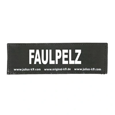 Image de JULIUS K 9 FAULPELZ Lot de 2 Patchs interchangeables Noir Taille S