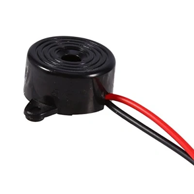 Image de GLOGLOW Buzzer 12V Électronique de 85 95dB, Tonalité Piézo électrique Active Sonnerie 3 24V Continue d&#039;Alarme Sonore Longueur 100mm (1pc)
