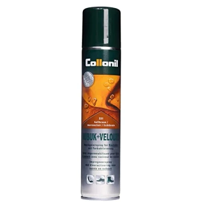 Image de Collonil Nubuck + Velours, Aérosol Marron (Marron Clair), 200 ml