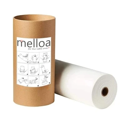 Image de MELLOA poubelle à couches chargeur cartouche compatible avec les d&#039;élimination des Tommee Tippee Sangenic Tec Twist and Click Semplee Ubbe et d&#039;autres (Bleu, 100m + tube en papier)