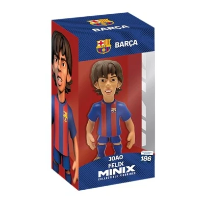 Image de MINIX Football Stars #186 FC Barcelone Joao Felix 14 Figurine à Collectionner 12 cm