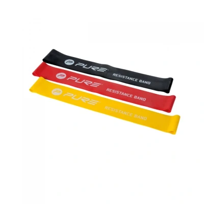 Image de Pure2Improve P2I200130 Lot de 3 Bandes résistance Noir/Rouge/Jaune