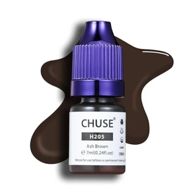 Image de CHUSE Pigments liquides hybrides pour sourcils PMU 0,24 oz/7 ml (H205 Brun cendré)