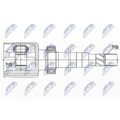 Image de Jeu de joints, arbre transmission NTY NPW RE 145