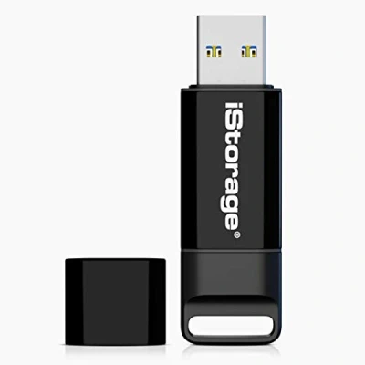 Image de iStorage datAshur BT 16 Go Clé USB sécurisée cryptée Déverrouillage via smartphone Bluetooth Certifié FIPS 140 2 niveau 3 Prêt pour la gestion à distance