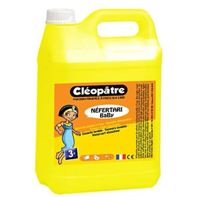 Image de Cléopâtre PGBB5 8 Peinture Gouache Néfertari Baby Jaune Primaire Bidon 5 L