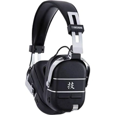 Image de BOSS Système de Casque sans Fil pour Guitare WAZA AIR, La Technologie spatialisation évoluée et Le Gyroscope intégré procurent Un Son pièce Naturel avec Ambiance 3D