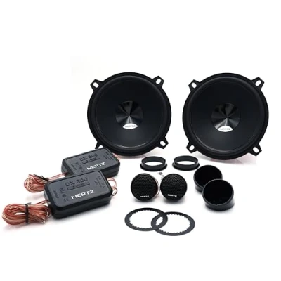 Image de Hertz DSK 130 Système Audio pour Voiture à Deux Voies de 130mm 120W (2 Woofer + 2 Tweeter Crossover)