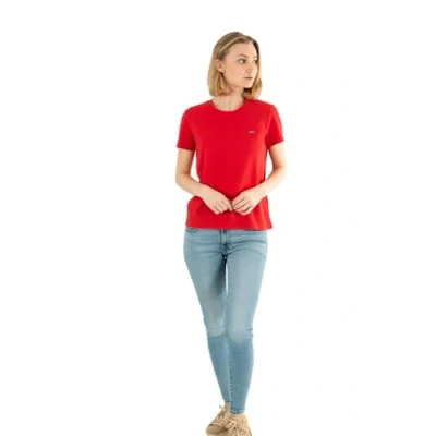 Image de Levi&#039;s Perfect TEE Tshirt basique, Femme, Taille: XS, Script red