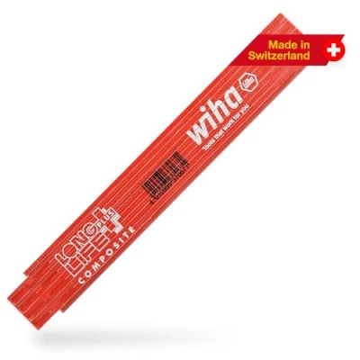 Image de Wiha Mètre pliant Longlife® Plus Composite 2 m (37067) 10 branches