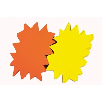 Image de APLI AGIPA 012950 Lot de 50 Éclatés carton jaune/orange 780g 8x12 cm