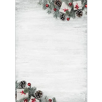 Image de SIGEL DP416 Papier à motif de Noël &quot;Scandinavian Christmas&quot;, 90 g/m², A4, 100 feuilles