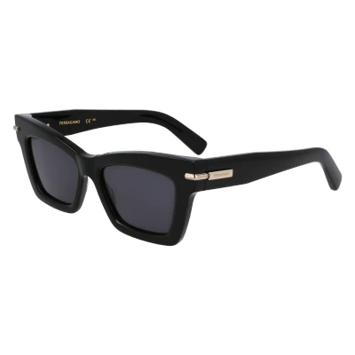 Image de Ferragamo Lunettes de soleil, Femme, Taille: One Size, Black