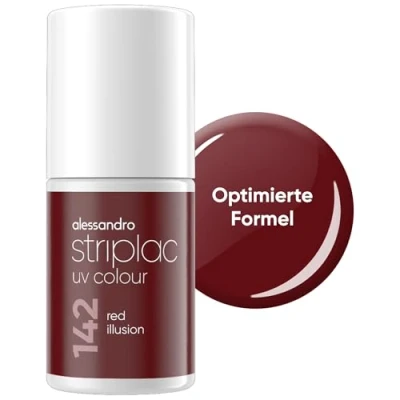 Image de alessandro Striplac UV Colour Vernis à ongles, Taille: 6.5 ml, Red illusion