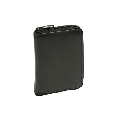 Image de LEAS Portefeuille RFID avec Compartiment à Fermeture éclair, Cuir véritable, Noir Special Edition&#039;&#039;