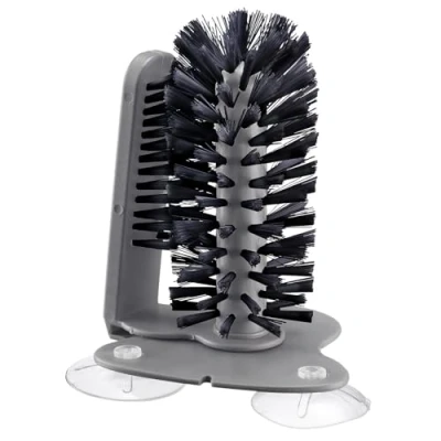 Image de Westmark Brosse à Verres avec Support Ventouse Pratique pour un Nettoyage sans Effort, Ne Glisse Pas, la Gastronomie Ou Comme Accessoire le Bar Privé BPA