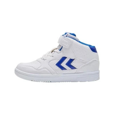 Image de hummel Mixte Enfant Camden High Jr Chaussures Lifestyle, Blanc, 38 EU