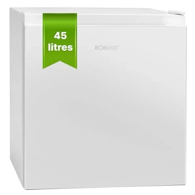 Image de Bomann® Réfrigérateur compact avec compartiment de congélation/glacière KB 7245 ; capacité utile 45 litres (4 congélation) blanc