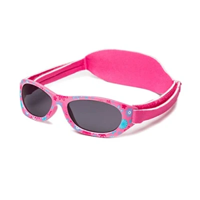 Image de Kiddus Lunettes De Soleil Baby pour Nouveau nés Bébé Garçon Fille. 0 mois à 2 ans. Protection Solaire UV400. Bande Réglable en Néoprène Douce. Sans BPA