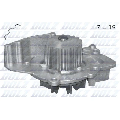Image de DOLZ C127 Pompe à eau 19 avec poulie PEUGEOT: 307 3/5 portes, 308 I 406 Berline, CITROËN: Jumpy II Van, C5 3, C4 Picasso 1