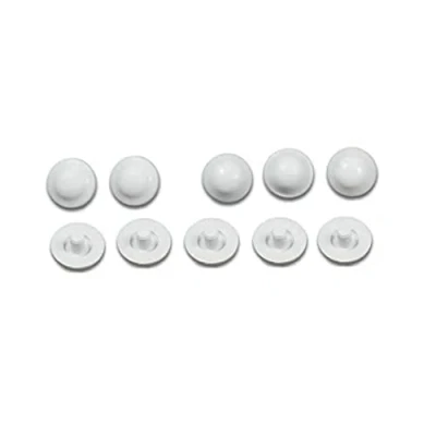 Image de Ideal Standard T203500 Lot de 6 + 4 tampons antichoc en caoutchouc pour abattant WC