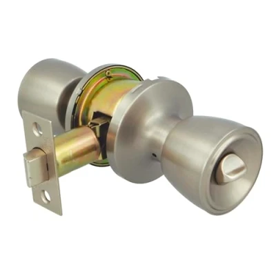 Image de Amig Mod. 602 Ensemble de boutons Laiton Chrome Mat 18,5x 8 cm Avec loquet Fonction privée Dispositif d&#039;urgence extérieur et serrure intérieure Porte 35 45mm