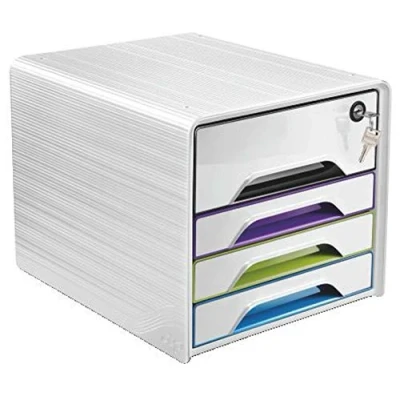 Image de Cep Module de classement smoove Secure, 4 tiroirs, gloss multicolor