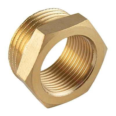 Image de konst install Réducteur 1 1/2 à 1&quot; (AG Ø 47,8 mm x IG 30,3 mm) en laiton, filetage extérieur intérieur, réduction AG/IG, raccord fileté