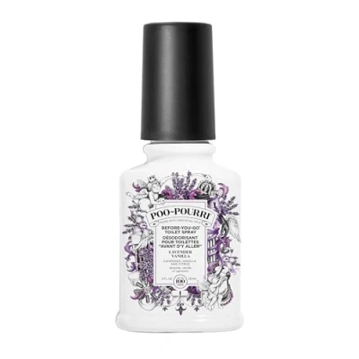 Image de Poo pourri Spray Désodorisant Wc 59 ml&quot; lavender Vanilla&quot; pour les Toilettes à Base D’Huiles Essentielles