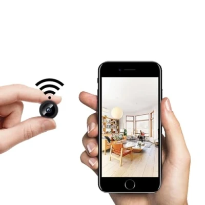 Image de Camera Espion WiFi 1080P Mini Caméra de Surveillance Interieur/extérieur sans Fil avec Enregistrement Micro Cachée a Distance Discrete Enregistreur Spy Cam Invisible Detecteur Mouvement