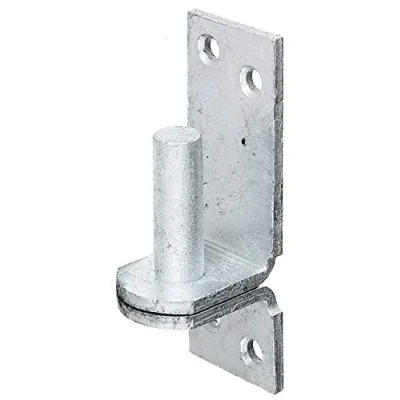 Image de Alberts 311209 Gond sur platine dans les modèles avec crochet DI ou DII galvanisé à chaud cote axe Ø13 mm 100 x 35
