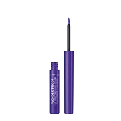 Image de Rimmel Eyeliner Wonder&#039;Proof Waterproof et sans transfert Longue Tenue Violet (04 Deep purple) 1,4ml