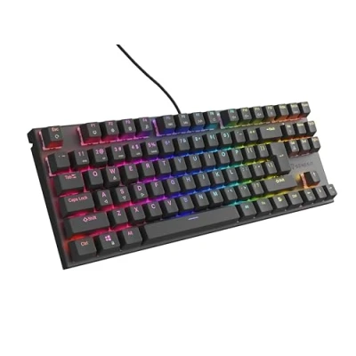 Image de Genesis Clavier de jeu Thor 303 TKL silencieux filaire, noir (US)