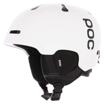 Image de POC Auric Cut Casque de ski et snowboard bien ventilé, adaptable polyvalent pour une protection parfaite sur en dehors des pistes, Matt White, XS S (51 54cm)