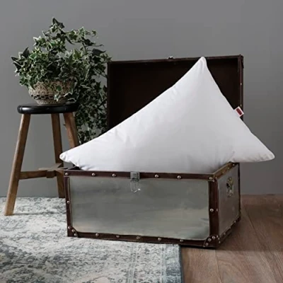 Image de DODO Lot de 2 Oreillers Anti acariens 50x70 Confort Médium Oreiller Synthétique Amazonie Gonflant Durable et Ecoresponsable Fabriqué en France Lavable Machine à 40c