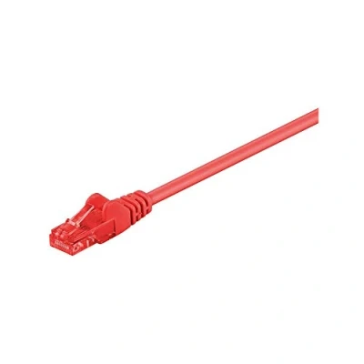 Image de Câble Ethernet CAT 6 100 UTP Wentronic Rouge 1m