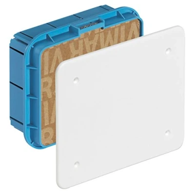 Image de VIMAR Boîte dérivation encastrable avec couvercle blanc et vis 116 x 92 50 mm