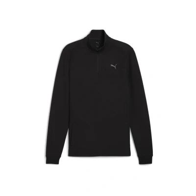Image de PUMA M Cloudspun Fermeture Éclair 1/4 Noir