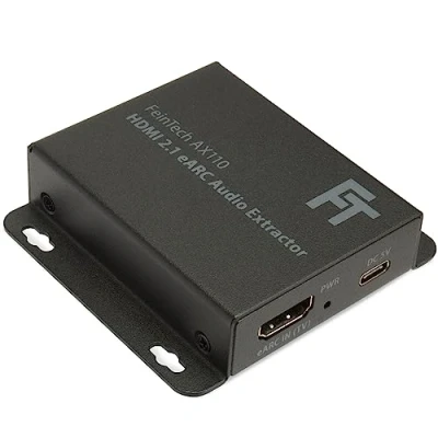 Image de FeinTech AX110 HDMI 2.1 eARC Audio Extractor Convertisseur pour Téléviseur avec