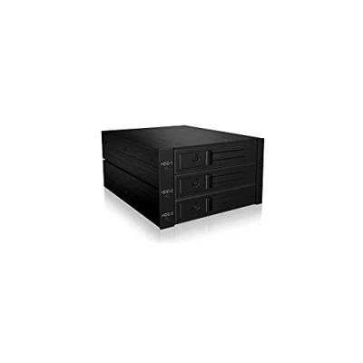 Image de Icy Box IB 563SSK Boîtier pour 3 x Disques durs 3,5&quot; 2 Baies 5,25&quot; SATA/SAS I/II/III Noir