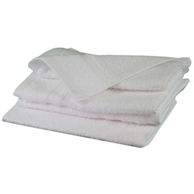 Image de Gözze Serviette d&#039;invité, Lot de 4, Douce et absorbante, 100% Coton, 30 x 50 cm Blanc