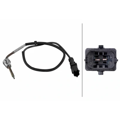 Image de HELLA 6PT 010 376 641 Palpeur, température des gaz FIAT: Doblo II Van / Break, OPEL: Combo D Break