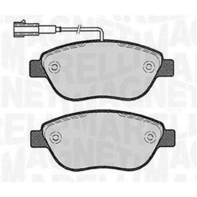 Image de MAGNETI MARELLI Jeu de plaquettes frein avec palpeur d&#039;usure intégré 363916060221 FIAT: Grande Punto 3/5 portes, Doblo II Van / Break