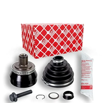 Image de FEBI BILSTEIN 33226 Tête De Cardan Essieu Avant, côté roue avec graisse Caoutchouc AUDI: A4 B5 Berline, A6 C5 Berline