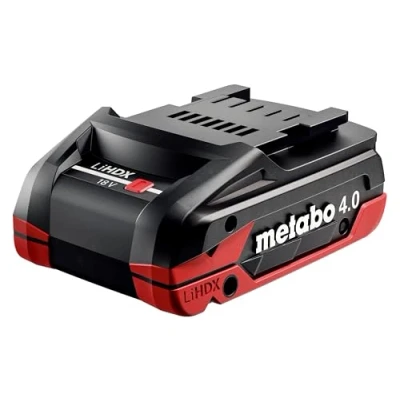 Image de Metabo LiHDX 624974000 Batterie de Rechange Haute Performance avec Technologie Tabless 18 V 4,0 Ah